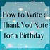 Image result for Birthday Thanks Quotes