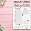 Image result for Aesthetic Weekly Planner Printable