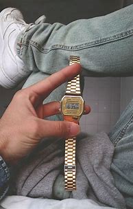 Image result for Casio Gold Digital Watch