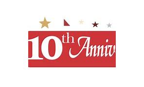 Image result for 10 Years Anniversary Logo