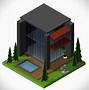 Image result for Isometric House Drawing