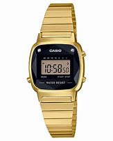 Image result for gold casio watches