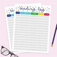 Image result for Adult Reading Logs Printable Free