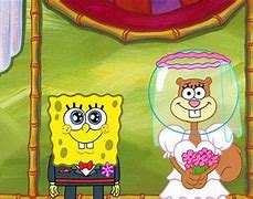 Image result for Spongebob and Sandy Married