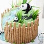 Image result for Panda Theme Cake