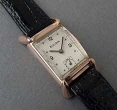 Image result for Square Bulova Rose Gold Watch