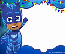 Image result for PJ Mask Birthday Invitation Templets for Twins