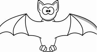 Image result for Black an D. White Bat Clip Art