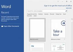 Image result for Opening an Unsaved Word Document