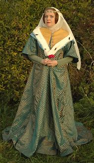 Image result for Medieval Silk Dress