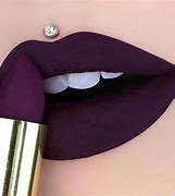 Image result for Deep Dark Purple Lipstick