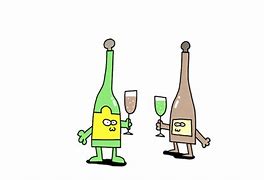 Image result for Animated Champagne Bottle