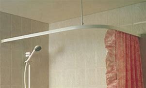 Image result for Shower Curtain Ceiling Track System