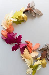 Image result for DIY Paper Leaf Garland