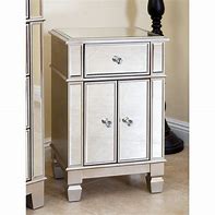 Image result for Mirrored Accent Cabinet