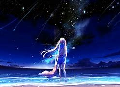 Image result for Anime Girl with Stars