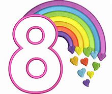 Image result for Happy Birthday Number 8