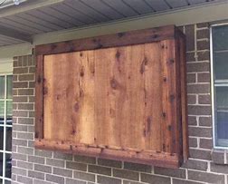 Image result for Wooden Outdoor TV Covers