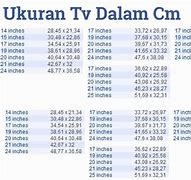 Image result for Ukuran TV LED 70 Inch