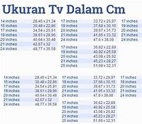 Image result for Ukuran TV 40 Incg