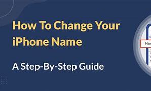 Image result for Change iPhone Name