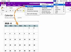 Image result for Add a Calendar to OneNote