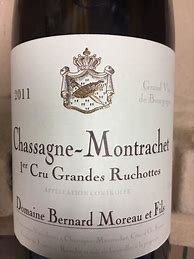 Image result for Bernard Moreau Chassagne Montrachet Grandes Ruchottes