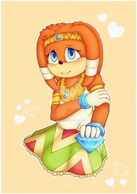 Image result for Sonic Tikal the Echidna Art