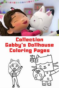 Image result for Colouring Pages Gabby's Dollhouse