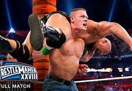 Image result for WrestleMania Rock vs John Cena