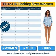 Image result for Eu Size Chart Women