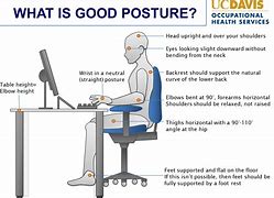 Image result for Correct Sitting Posture at Desk