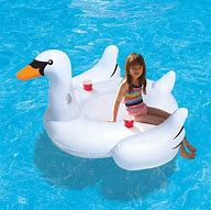 Image result for Inflatable Swan Pool Float