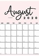 Image result for August Calendar Sheet