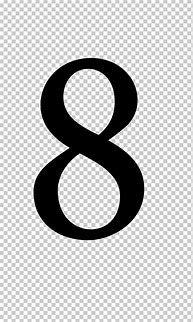 Image result for Black Number 8 Clip Art