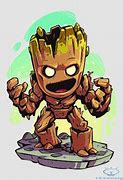 Image result for Baby Groot Chibi