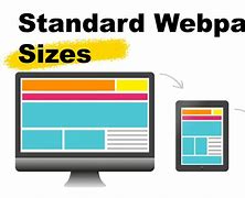 Image result for Standard Web Page Size