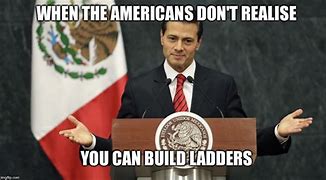 Image result for Border Wall Ladder Meme