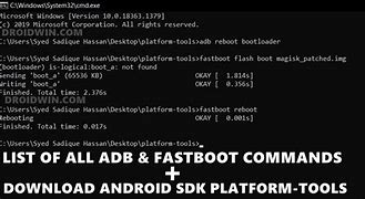 Image result for ADB and Fastboot Commands