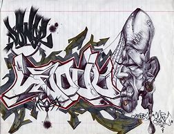 Image result for Graffiti Stencil Sketches