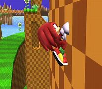 Image result for Knuckles Climbing On Wall 2D