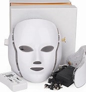 Afbeeldingsresultaten voor LED Masker Siliconen. Grootte: 172 x 185. Bron: www.bol.com