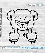 Image result for Teddy Bear Middle Finger