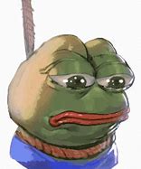 Image result for Clown Pepe Frog Sad