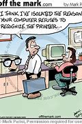 Image result for Printer Problems Cartoon