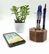 Image result for Small Wood Pen Holder
