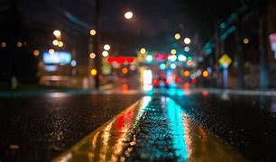 Image result for Rainy City at Night Wallpaper