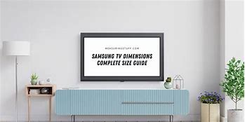 Image result for Samsung 60 Inch TV Dimensions