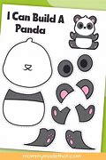Image result for Panda Craft Template