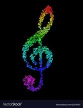 Image result for Rainbow Color Music Notes